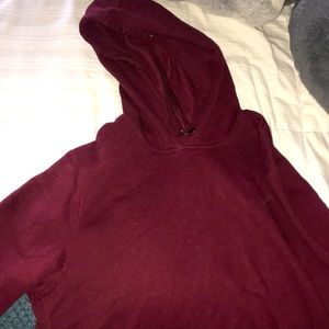 Maroon hoodie/sweatshirt, amazing condition